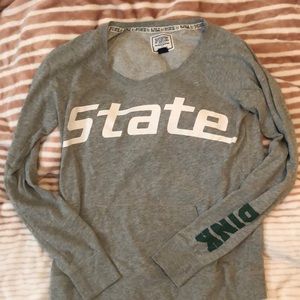 💚Pink MSU Crewneck Sweatshirt💚